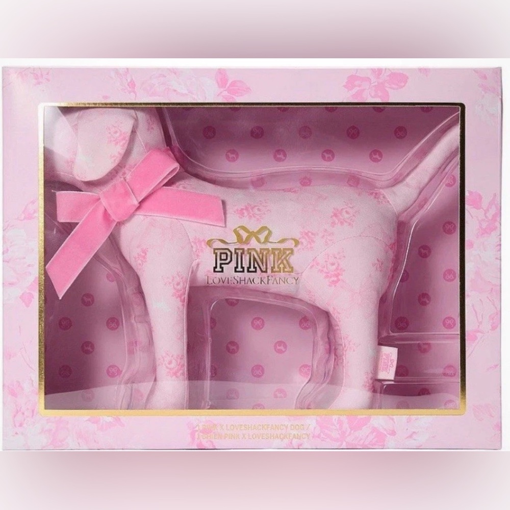 LoveShackFancy Pink Floral Dog Plush